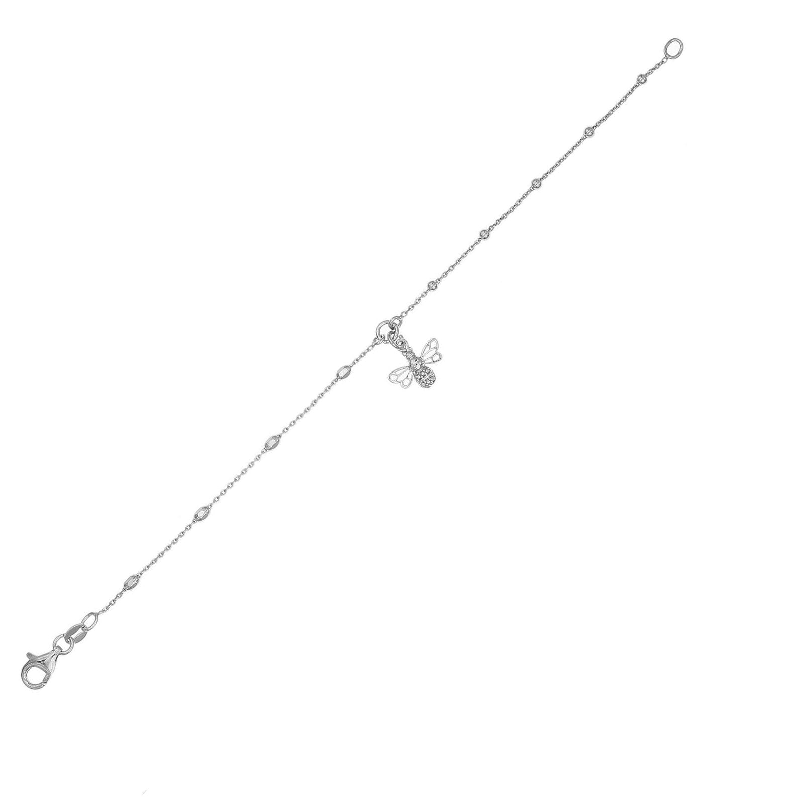 Silver Bumble Bee Anklet - Luxury Watch - Certified Authentic - Swiss Made - UK Stock – Luxury Watch by Imperial Time